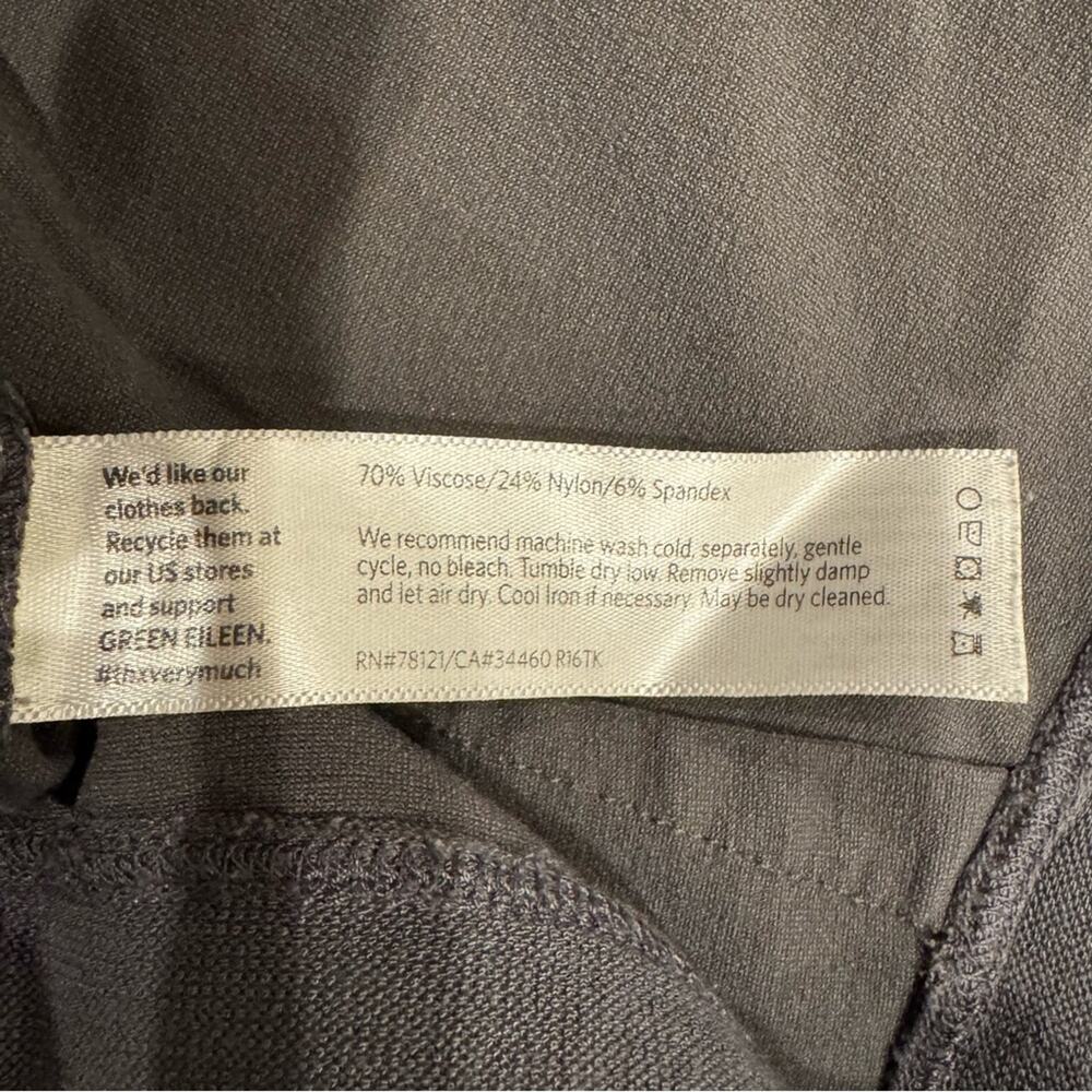 Eileen Fisher Woman Wide Leg Plus Size Gray Pull-On Crepe Pant Size 2X - Picture 10 of 10